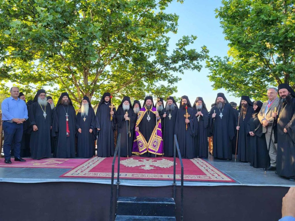 Κουρές Μοναχών από τον Μητροπολίτη Κιλκισίου στην Ι.Μ. Αγίου Νεκταρίου Σπανού