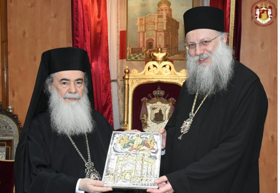 Επισκέψεις στον Πατριάρχη Ιεροσολύμων (ΦΩΤΟ)