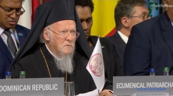 Οικουμενικός Πατριάρχης: Είναι καθήκον και αποστολή μας να υπερασπιστούμε και να προωθήσουμε την ειρήνη