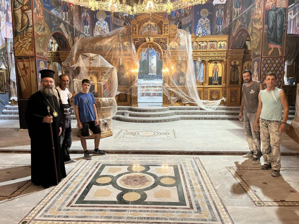 Προχωρούν με ταχείς ρυθμούς οι εργασίες στον Ιερό Ναό των Αγίων Τεσσάρων Μαρτύρων Ρεθύμνου