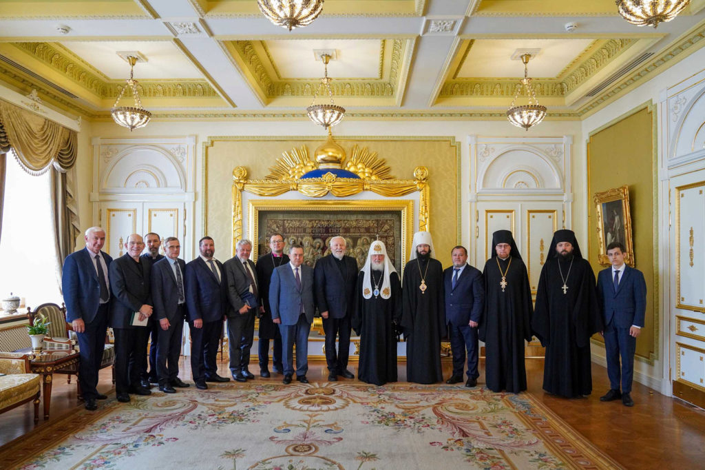 Святейший Патриарх Кирилл встретился с главами российских протестантов