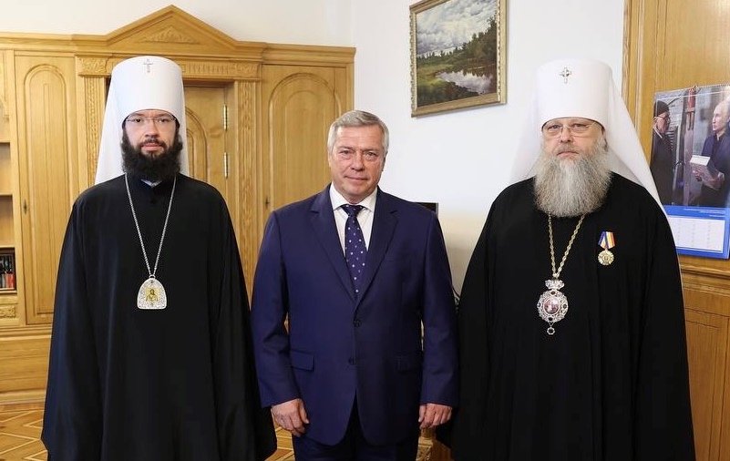 Состоялась встреча митрополита Волоколамского Антония с губернатором Ростовской области