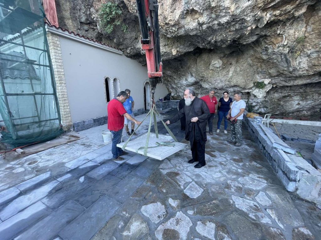 Εργασίες ανακαίνισης στο προσκύνημα του Τιμίου Προδρόμου «Ντάμιαλης»