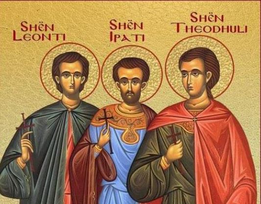 Dëshmorët Leonti, Ipati, Theodhuli, Eteri. Oshënar Erazmi. Amandi i Bordos