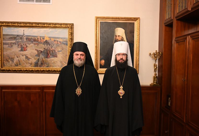 Митрополит волоколамски Антоније састао се са Епископом ремезијанским Стефаном (ФОТО)