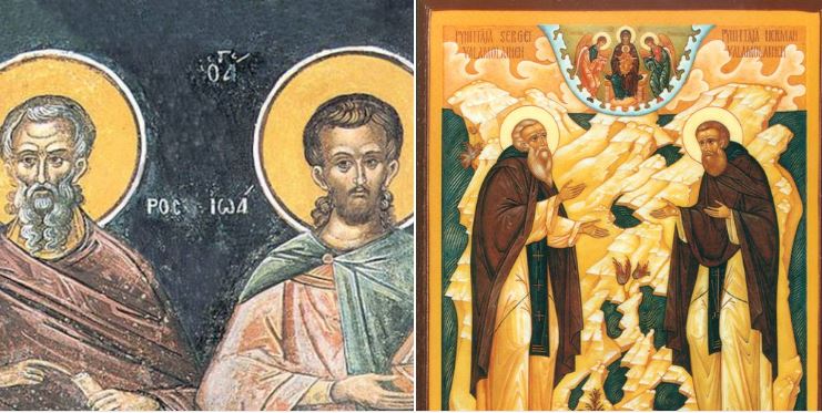 Transferimi i lipsaneve të Anargjentëve Kir dhe Joan. Oshënarët Sergji e Gjermani.