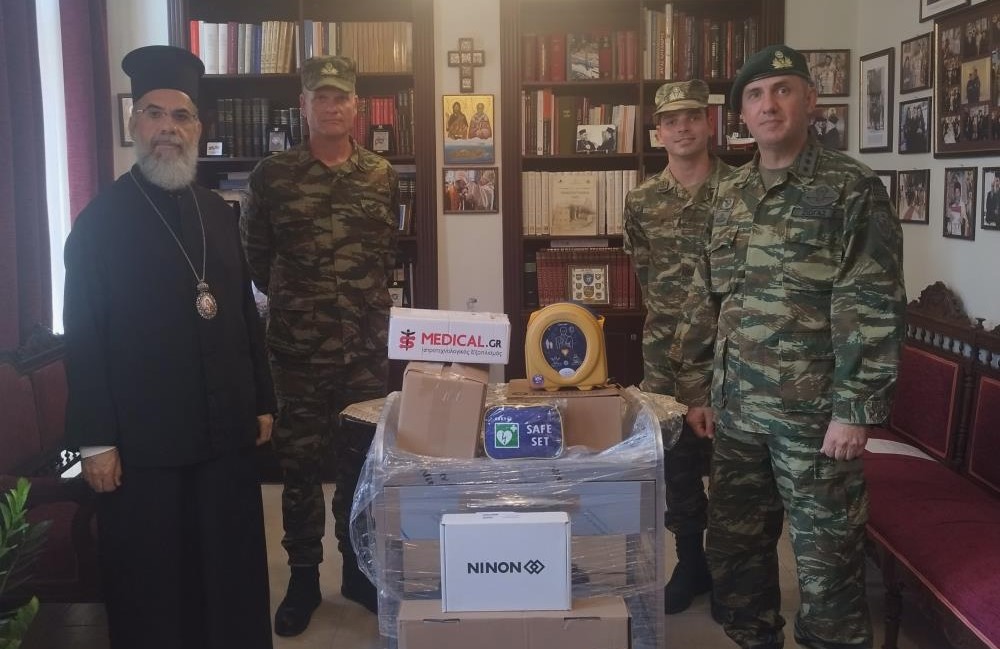 Παράδοση ιατρικού εξοπλισμού στην Δ.Α.Ν. Σύμης