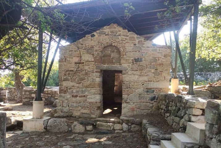 Θεία Λειτουργία στη Μονή Χριστού στη Σαμοθράκη