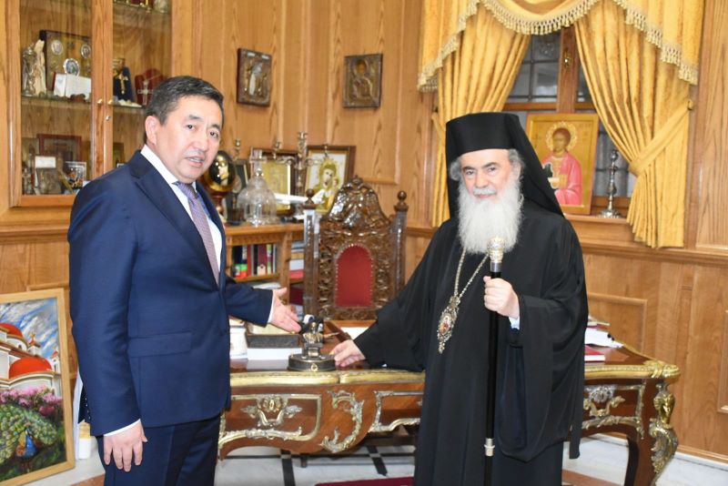 Επισκέψεις στον Πατριάρχη Ιεροσολύμων