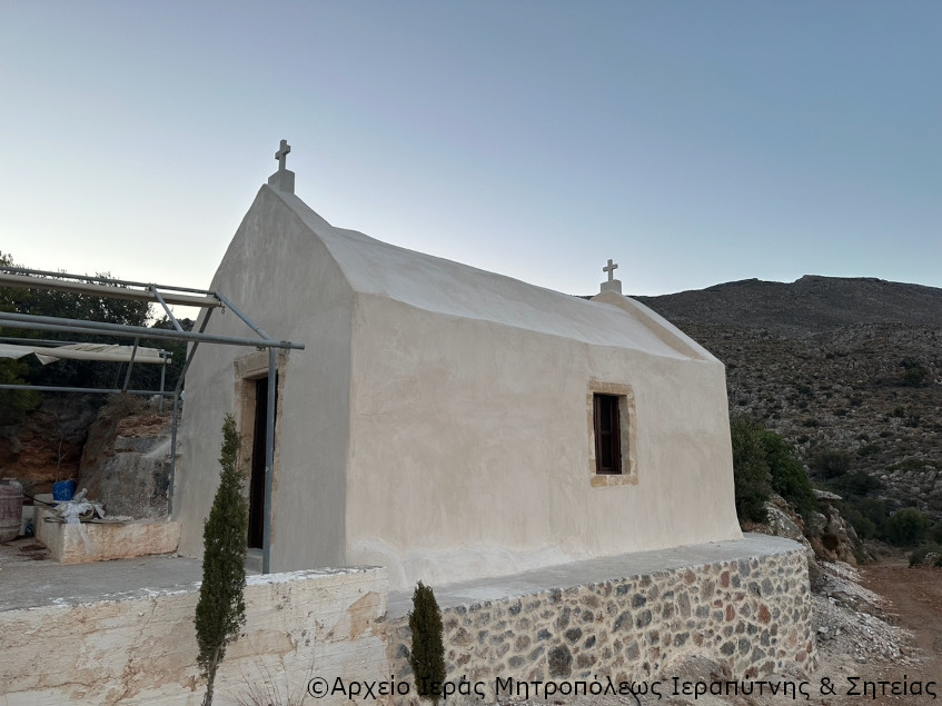 Ανακοίνωση Θυρανοιξίων Ι.Ν. Κοιμήσεως της Θεοτόκου στους Πεύκους Σητείας