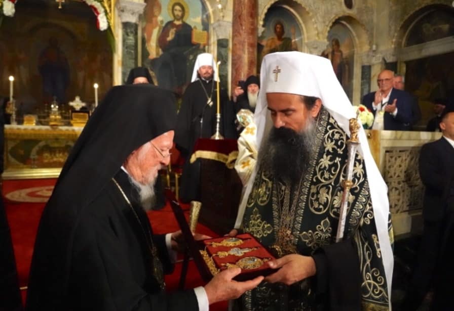 ‎كلمة الكلي القداسة في تنصيب متروبوليت صوفيا وبطريرك بلغاريا