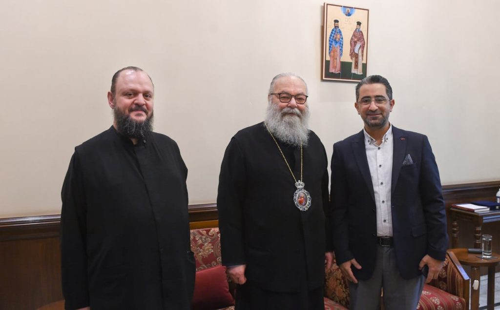 Ο Πατριάρχης Αντιοχείας υποδέχθηκε τον διευθυντή Εκκλησιαστικών Σχέσεων στη Βρετανική Οργάνωση Tearfund