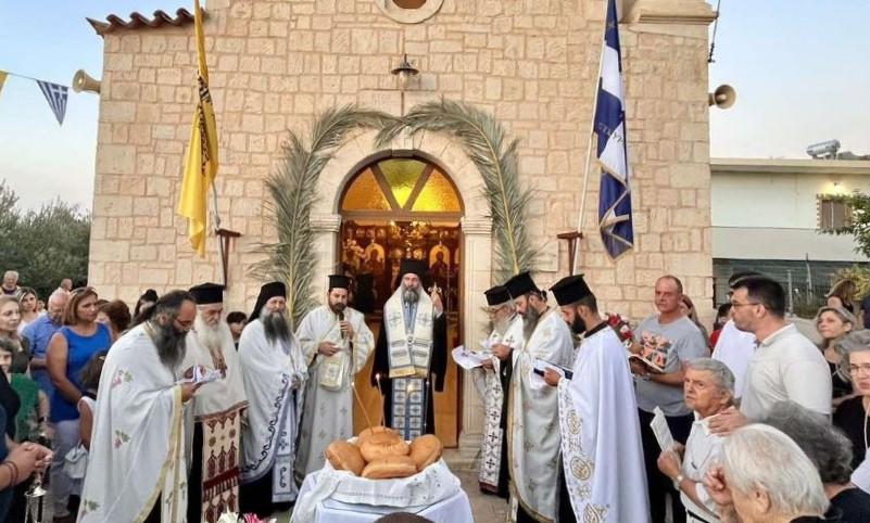Εορτή Οσίας Ειρήνης Χρυσοβαλάντου στη Μητρόπολη Ρεθύμνης