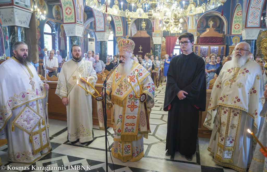 Ο Βεροίας Παντελεήμων στον πανηγυρίζοντα Ιερό Ναό Αγίας Παρασκευής Μελίκης