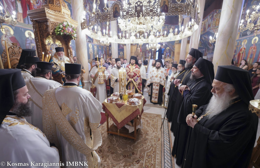 Πολυαρχιερατικός Εσπερινός Αγίου Παντελεήμονος και ονομαστήρια Μητροπολίτη Βεροίας