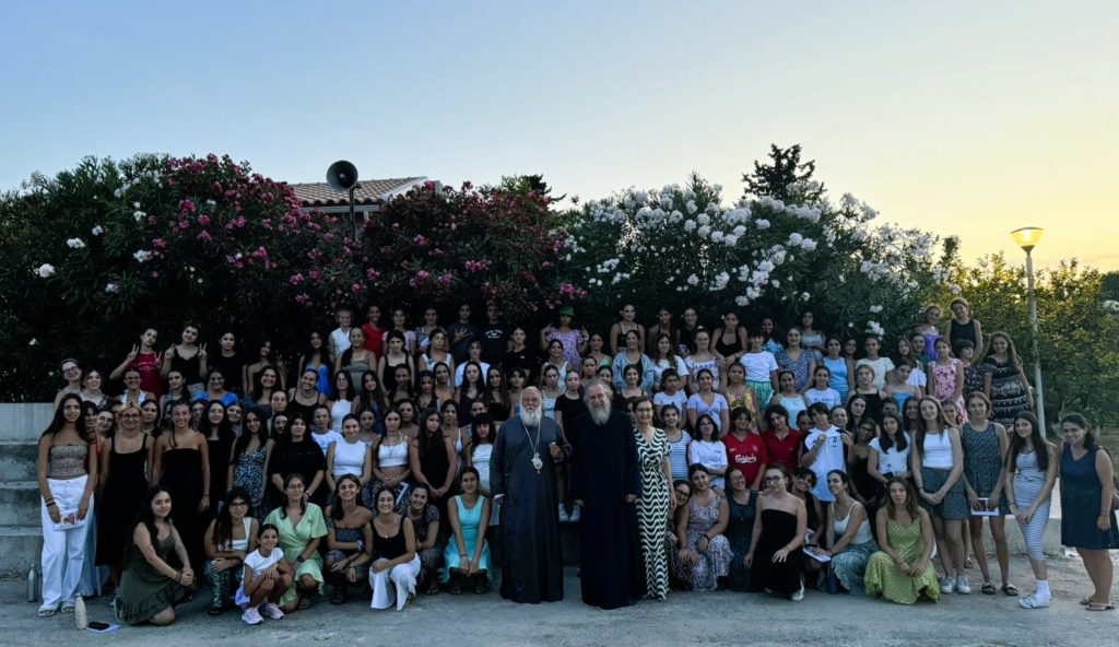 Ο Μητροπολίτης Κερκύρας στην 4η κατασκηνωτική περίοδο στην Κασσιώπη