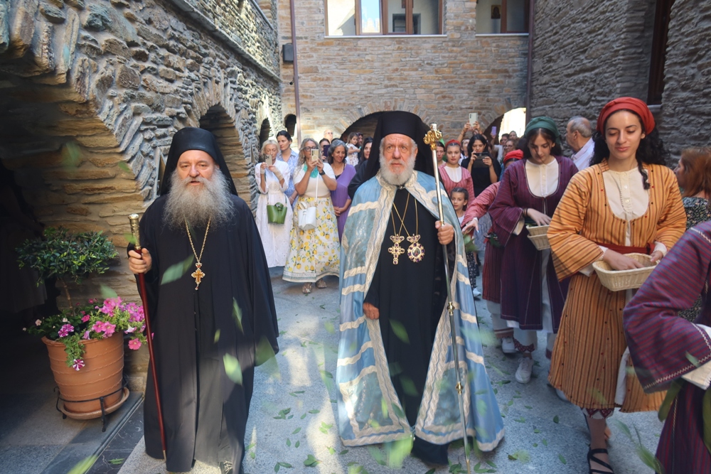 Άνδρος: Πανδήμως εόρτασε η Ιερά Μονή Αγίας Μαρίνης
