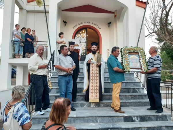 Εορτασμός Συνάξεως Αρχαγγέλου Γαβριήλ στους Αγίους Ασωμάτους Ερέτριας