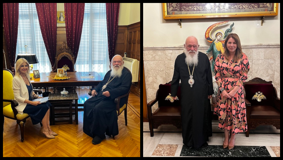Συναντήσεις Αρχιεπισκόπου Ιερωνύμου με τους Υφυπουργούς Τουρισμού και Κοινωνικής Συνοχής-Οικογένειας