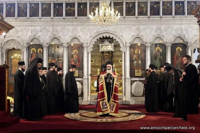 Представитель Русской Церкви принял участие в Патриаршем богослужении в Успенском соборе Дамаска