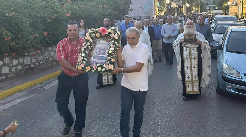 Μαραθώνας: Πανηγυρικός Εσπερινός και περιφορά της Ιεράς Εικόνας της Αγίας Άννης 