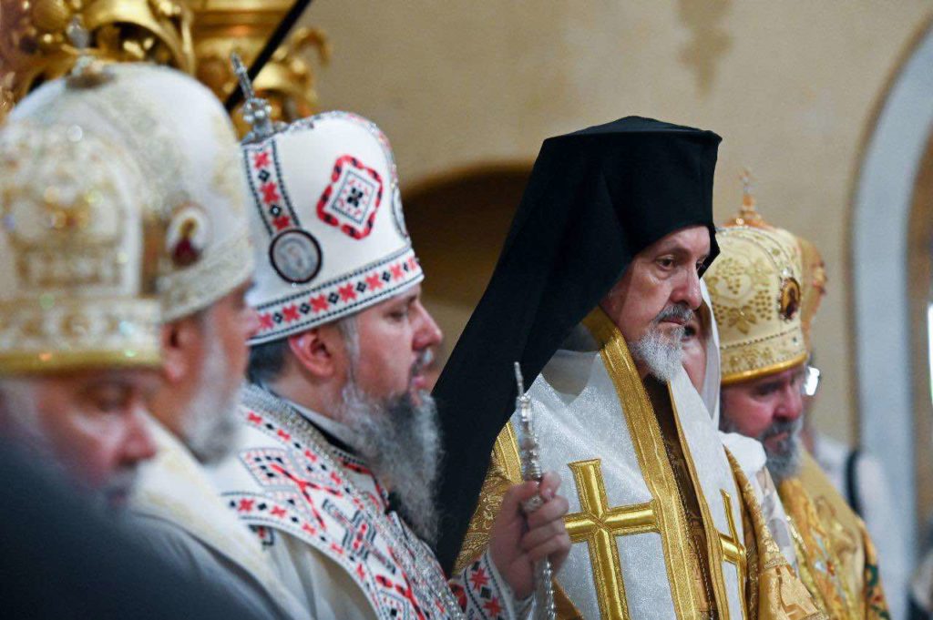 Ο Γέρων Χαλκηδόνος εκπρόσωπος του Οικουμενικού Πατριάρχη στους εορτασμούς για την επέτειο του εκχριστιανισμού των Ρως του Κιέβου