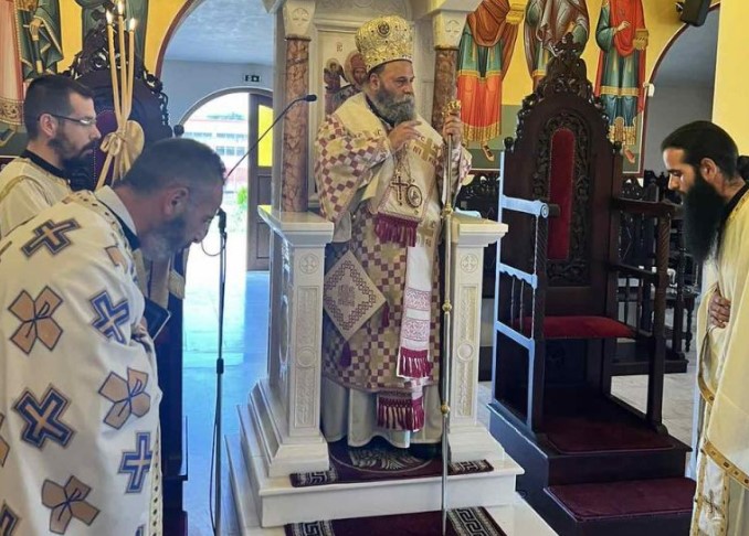 Αρχιερατική Θεία Λειτουργία στον Ιερό Ναό Αγίου Παϊσίου Ιωαννίνων