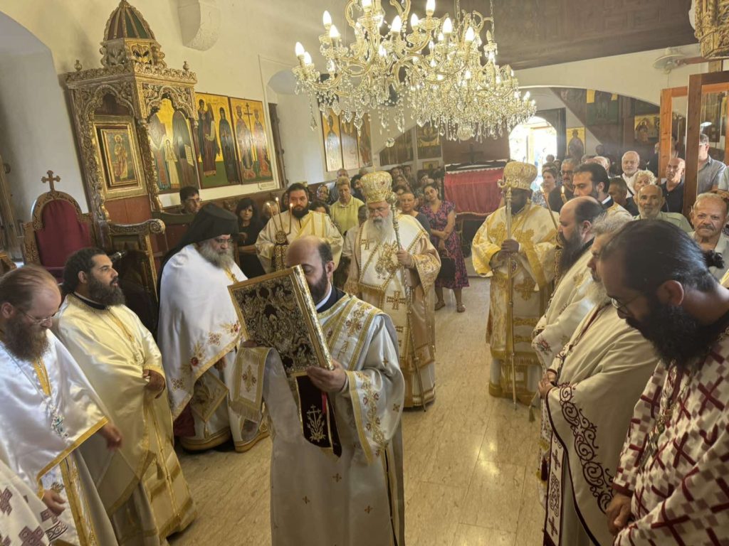 Ο Αρχιεπίσκοπος Κύπρου στην πανηγυρίζουσα Ιερά Μονή Αγίου Παντελεήμονος Αχερά της Ιεράς Μητροπόλεως Ταμασού και Ορεινής