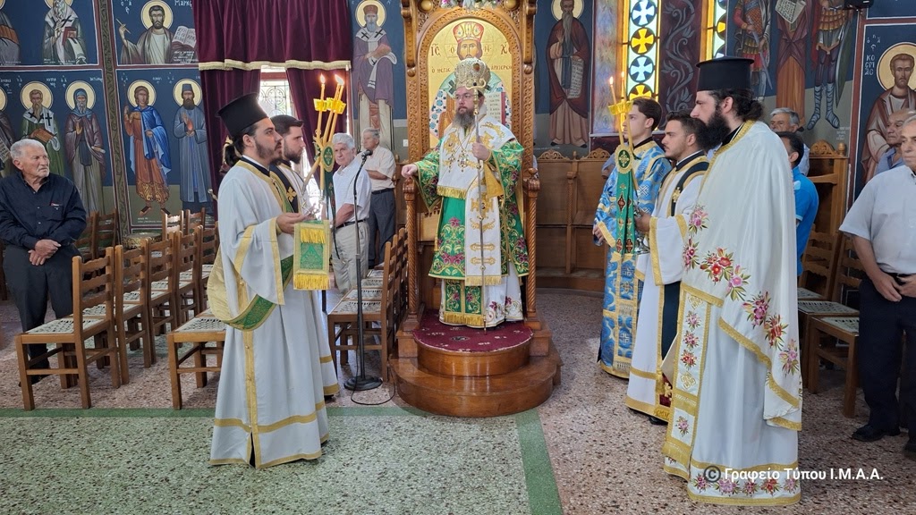 Αιτωλίας και Ακαρνανίας Δαμασκηνός: “Ελπίζουμε και προσευχόμαστε για την επανένωση της Κύπρου”