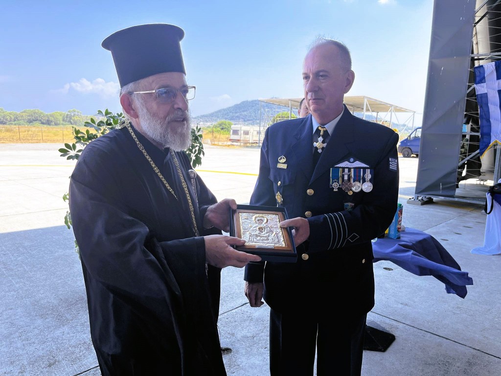 Ο Μητροπολίτης Κύριλλος στην τελετή Παράδοσης-Παραλαβής της Διοίκησης του ΚΕΔΑ Ρόδου