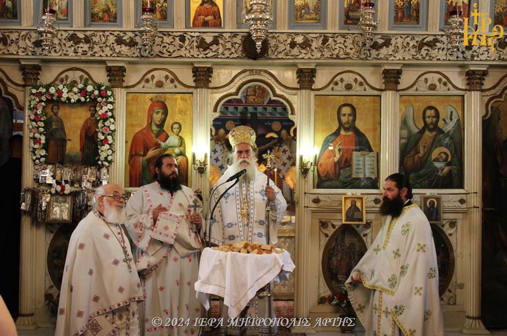 Πανηγύρισε το Μετόχι της Μονής Γρηγορίου στην Άρτα