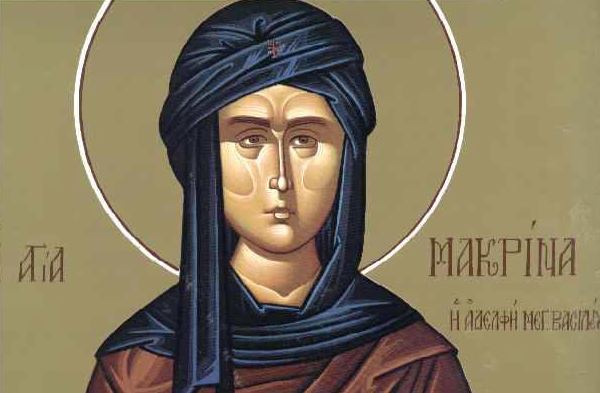 19 Ιουλίου: Εορτάζει η Αγία Μακρίνα