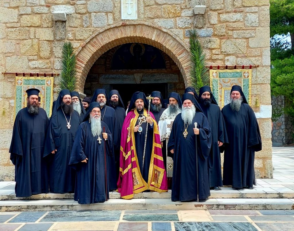 H πανήγυρη της Πατριαρχικής Μονής Αγίας Παρασκευής στο Μάζι Μεγάρων
