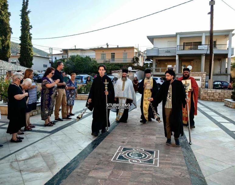 Υποδοχή ιερού λειψάνου του Αγίου Δημητρίου στο Κιβέρι Αργολίδας