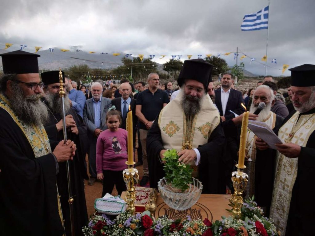 Θυρανοίξια ναού του Οσίου Παϊσίου του Αγιορείτου στα Ζωνιανά