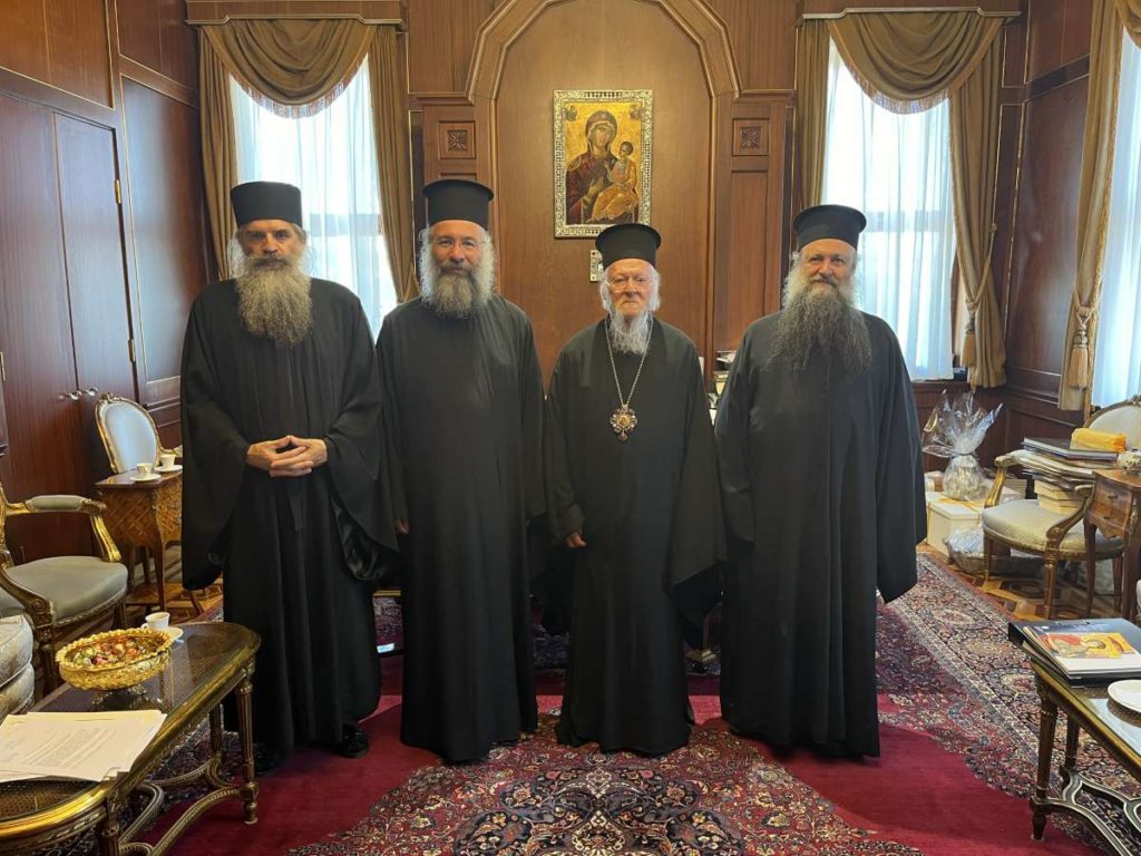 Ο Μητροπολίτης Ρεθύμνης στο Οικουμενικό Πατριαρχείο