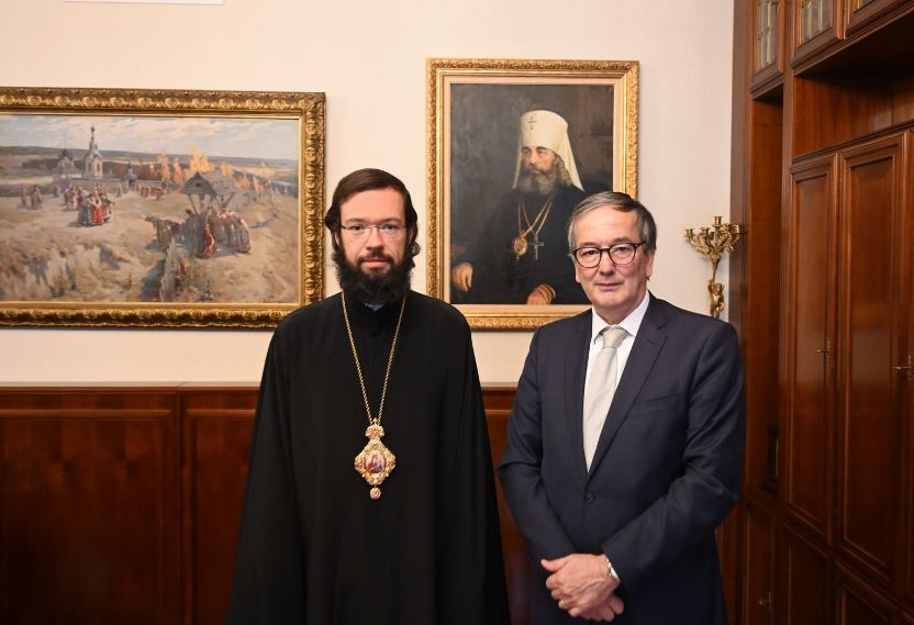 Ο Μητροπολίτης Βολοκολάμσκ υποδέχθηκε τον Πρέσβη της Αργεντινής στη Ρωσική Ομοσπονδία