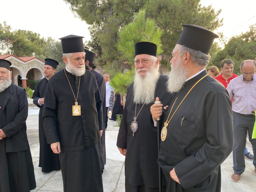 Ο Μητροπολίτης Γεώργιος και συνεργάτες της Μητρόπολης Θηβών, Λεβαδείας και Αυλίδος στη Χαλκίδα