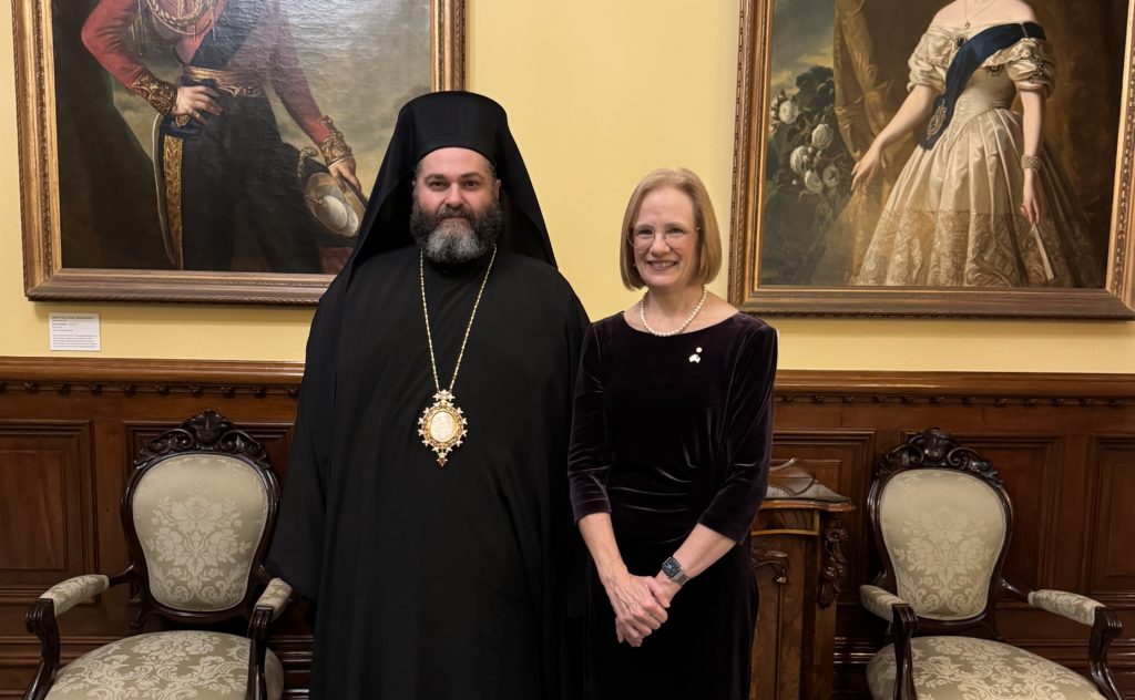 Bishop Bartholomew of Brisbane visits the Governor of Queensland