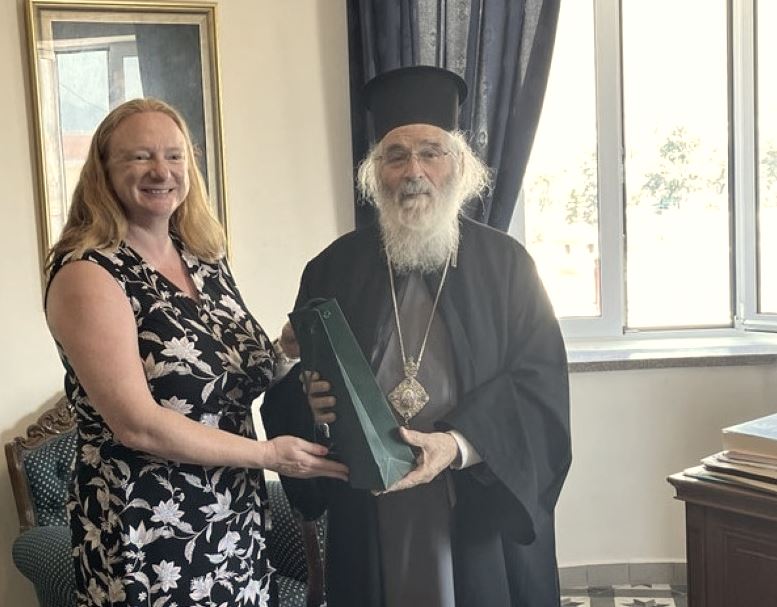 Ο Μητροπολίτης Λέρου υποδέχθηκε την Πρέσβειρα της Αυστραλίας στην Ελλάδα