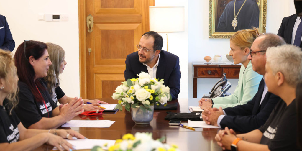 Στον Προέδρο Νίκο Χριστοδουλίδη η Ομάδα Πρωτοβουλίας Παιδιών Αγνοουμένων