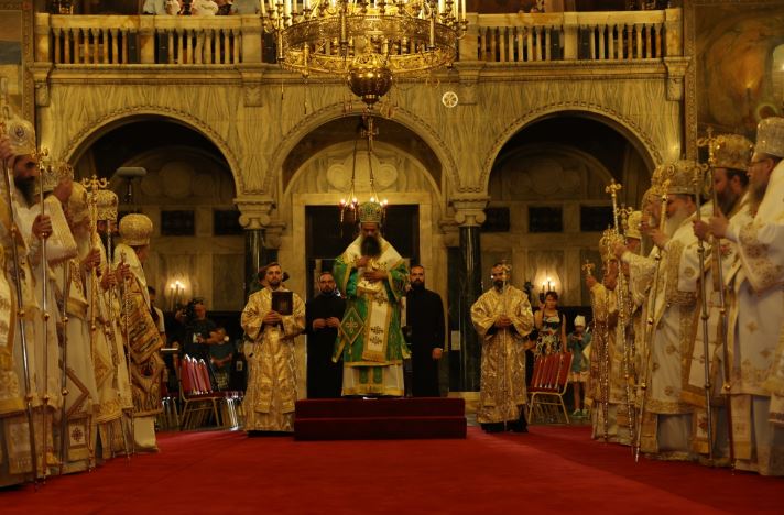 Първа тържествена света Литургия на новоизбрания Български патриарх Даниил