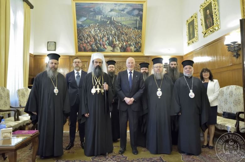 Българският патриарх Даниил прие цар Симеон Втори в Синодалната палата