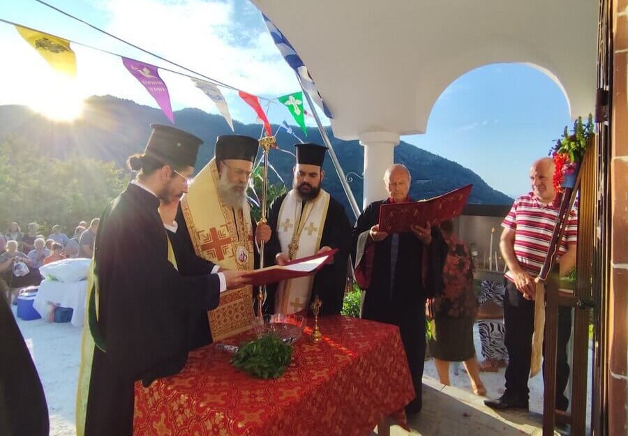 Θυρανοίξια Παρεκκλησίου αγίου Αθανασίου, αποστόλου Ιούδα του Θαδδαίου, και αγίου Φανουρίου στο Ανθοχώρι Καρδίτσας