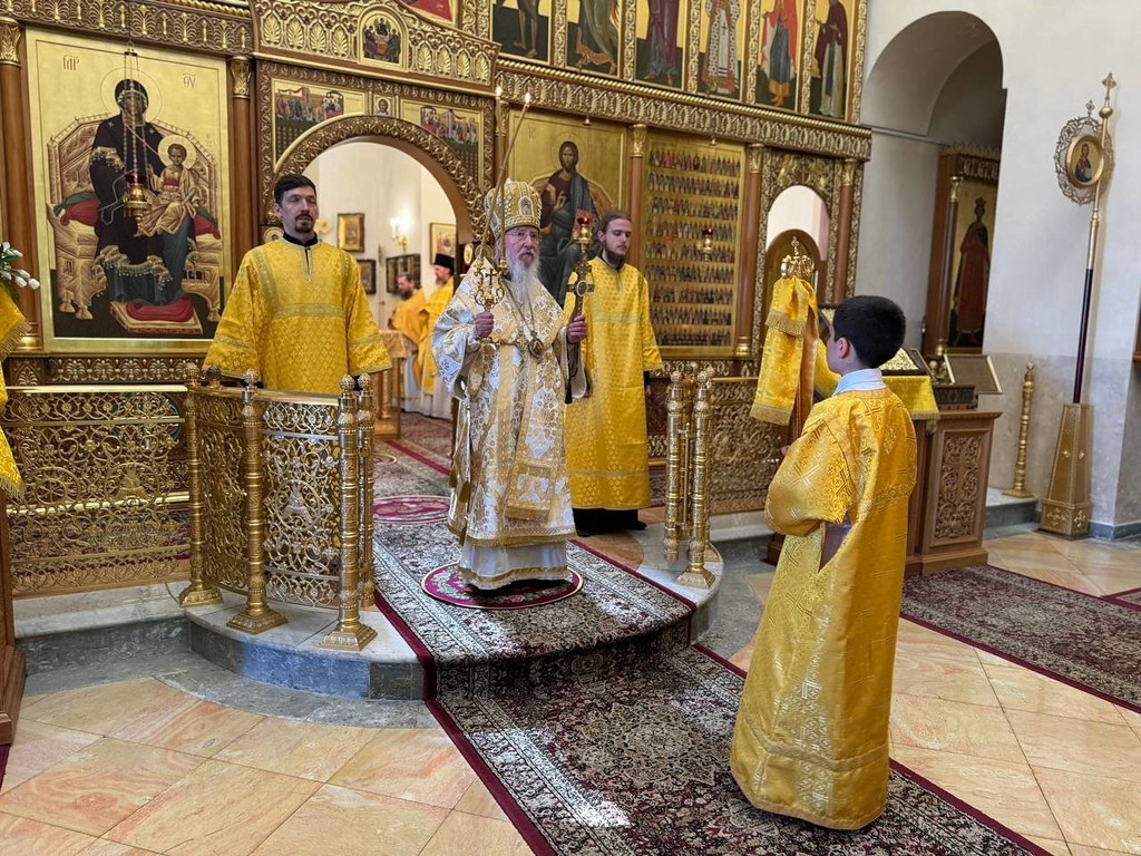 Митрополит Берлинский и Германский Марк возглавил Литургию в Горненском монастыре