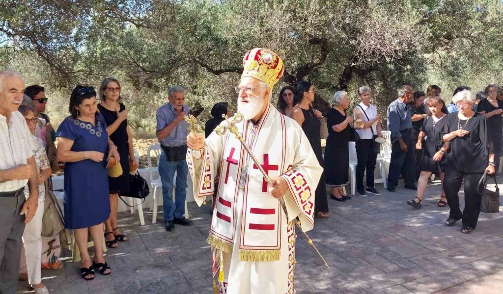 Η Κοίμηση της Θεοτόκου στη Μητρόπολη Αρκαλοχωρίου