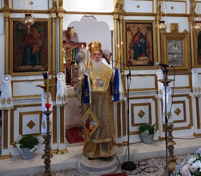 Εορτή κοιμήσεως της Θεοτόκου στην ακριτική Μητρόπολη Σάμου