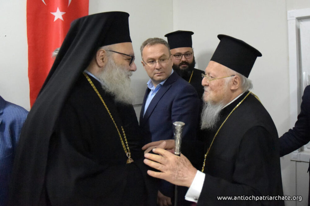 Ecumenical Patriarch Bartholomew communicated with Patriarch John X of Antioch