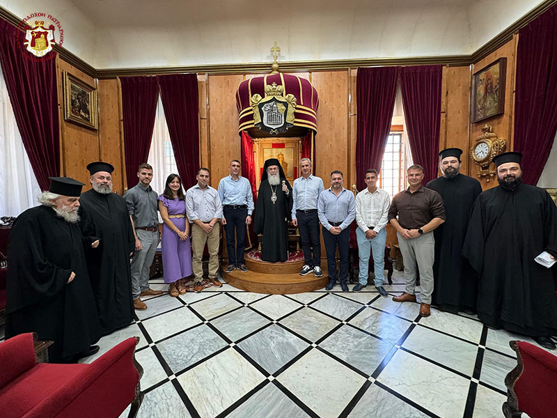 Ο Πατριάρχης Ιεροσολύμων υποδέχθηκε την Στρατιωτική Αντιπροσωπεία της Ελληνικής Πρεσβείας στο Τελ Αβίβ