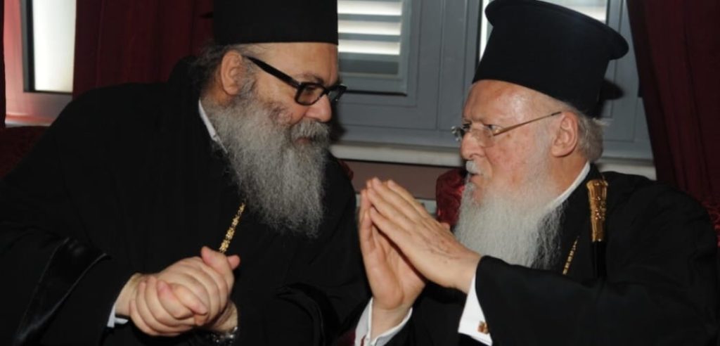 ابانا رئيس أساقفة القسطنطينية يتصل بغبطة بطريرك انطاكيا